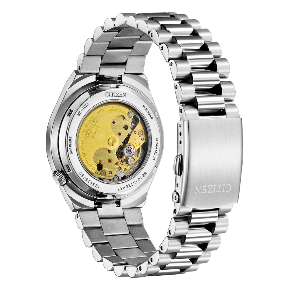 Citizen Tsuyosa NJ0150-56W Automatic Watch – 40 mm Red Sunray Dial, Stainless Steel Bracelet Citizen Eco-Drive Citizen Tsuyosa NJ0150-56W Automatic Watch – 40 mm Red Sunray Dial, Stainless Steel Bracelet Citizen Eco-Drive