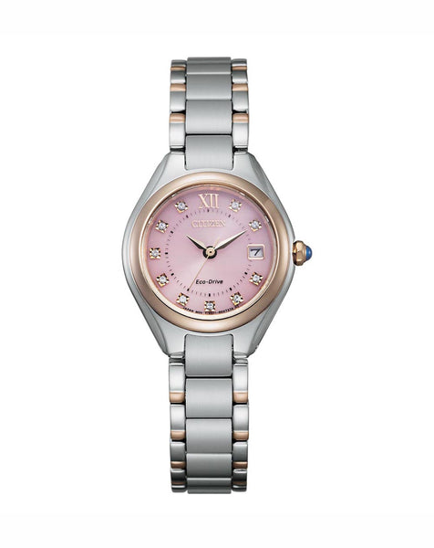 Dusty Pink Dial & Two Tone Rose Gold Plating Dusty Pink Dial & Two Tone Rose Gold Plating