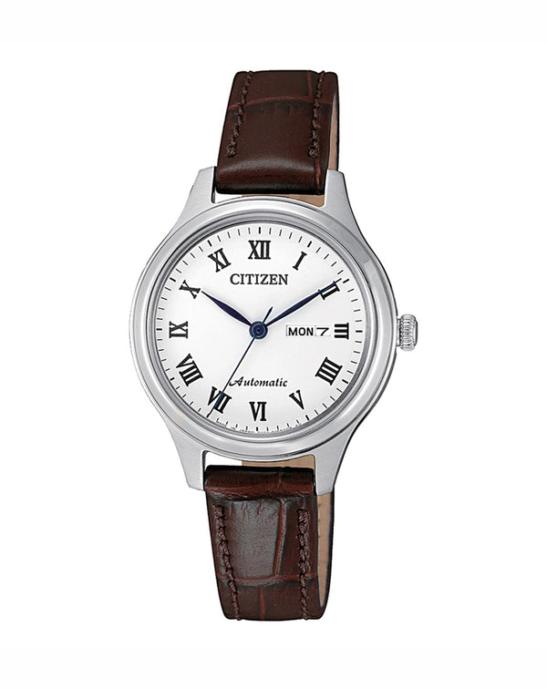 【極美品】　 CITIZEN シチズン PD7131-16A　自動巻/AT Classic Citizen Mechanical Watch With Leather Strap
